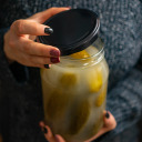 Keermega kaas Ø100, must - 10 tk. BROWIN 136807, 10.4x10.4x1.4 cm, 6 konksu