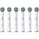 Oral-B Zobu birstes uzgaļi EB50RX-6, 6 gab, balti, pieaugu&scaron;ajiem, X formas sariņi, nolietojuma indikators