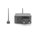 Digitus S&uuml;learvuti Laadija DA-10071, 65W, 1x USB-C PD 3.0, 1,2m kaabel, l&uuml;hise kaitse, must
