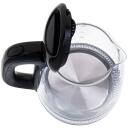 Mesko Veekeetja MS 1302b, 2200 W, 1.7 L, Klaas, 360&deg; p&ouml;&ouml;ratav alus, Must