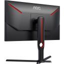 AOC monitor 25G3ZM/BK, 24.5", VA, FHD, 240 Hz, 1 ms, 1920 x 1080, 300 cd/m&sup2;, 2xHDMI, must/ punane
