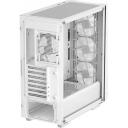 Deepcool CC560 MESH V2, R-CC560-WHAMA4-G-2, 2x3.5", 2+1x2.5", 7, 165mm, 370mm, 170mm, 3x120mm ARGB, 1x120mm ARGB