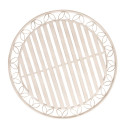 Galds JASMINE D70xH75cm, antīks balts metāls 40105