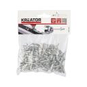 Knišės 4,8x6,4mm, KREATOR, KRT618104, Skersmuo: 4,8 mm, Ilgis: 6,4 mm, 100 vnt.