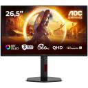 AOC Q27G4SDR monitor, 27", QD-OLED, 2560 x 1440, 360 Hz, 0.03 ms, 1000 cd/m&sup2;, 2xHDMI, USB 3.2 keskpunkt