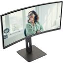 Aoc LCD monitor CU34P3CV 86.36 cm 3440 x 1440 UltraWide QHD 21:9, 300 cd/m&sup2;, 178&deg;/178&deg; vaatamisnurk, 4 ms, 2 k&otilde;larit
