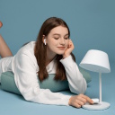 Nutika lauavalgusti 22W 400lm 2700&ndash;6500K 21 cm 100&ndash;240V 10W Qi juhtmevaba laadimisega Xiaomi &ouml;kos&uuml;steem YLCT03YL Yeelight