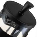 Resto prantsuse press 90509, 1000 ml, borosilikaatklaas, roostevaba terasfilter, plastmassist kaas, must