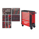 TOOLGUARD&trade; PILDĪTS 30&Prime; / 78 CM 7-DRAWER TĒRAUDA UZGLABĀ&Scaron;ANAS RITO&Scaron;AIS SKAPIS, EU STANDARTA VERSIJA, FILLED 30" / 78 CM 7-DRAWER STEEL STORAGE ROLLING CABINET EU STANDARD VERSION, 4932498185 MILWAUKEE