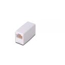 Digitus adapter 2x RJ45 pesa F/F AT-A 8/8, 2xRJ45, 20mm, valge, plastkorpus