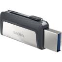 Sandisk Ultra Dual Drive USB Type-C SDDDC2-128G-G46, 128 ГБ, 150 МБ/с, USB Type-A, USB Type-C, OTG, совместим с Windows и Mac