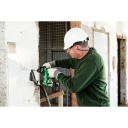 Bezvadu rotācijas āmurs SDS-Plus, HIKOKI, DH18DPAW2Z, 18 V, bezsuku motors, zems vibrācijas rokturis, LED gaisma