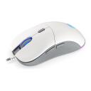 Endorfy GEM Plus Onyx White pele, EY6A011, 19000 DPI, 6 pogas, USB Type-C, Kailh GM 8.0, RGB apgaismojums