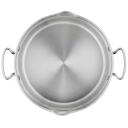 Tefal Кастрюля 32G7196455 28 см, 10 л, серебристая, нержавеющая сталь, с крышкой, подходит для электрических, газовых, галогенных