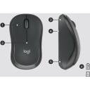 Logitech Клавиатура и мышь MK295 920-009800, беспроводные, 10м, 3 кнопки, батарея клавиатуры AA, батарея мыши AA