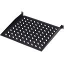 Digitus fiksēta plaukta rackiem DN-19 TRAY-1-SW, 25cm, 1U, melns, tērauds