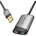 Vention USB v&auml;line helikaart CDKHB 16 bit, 44100-48000 Hz, USB, kaabel 0.15 m, hall