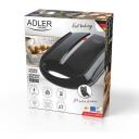 Adler Riekstu cepējs AD 3039b, 1600 W, 24 pusītes, 2 min, melns, bakelīta korpuss, nepiedego&scaron;s pārklājums