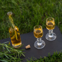 200 ml glass bottle with cork BROWIN 631222, 6 pcs., transparent, 200 ml