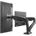 Raidsonic Monitoru statīvs IB-MS304-T, 2 monitoriem, 27'', melns, 13kg, 360&deg; rotācija, regulējams augstums