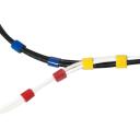 Logilink KAB0050 vadu siksna, Velcro lenta 4000 x 16 mm, melna, 4 m, 1.6 cm, divpusēja lente, spēcīga saķere