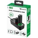 Subsonic Kahekordne Laadija ja Keskus SA5704-SX, 2x1200mAh, 10h, laadimisaeg 5h, 2xUSB 2.0, &uuml;hilduv Xbox Series X/S, Xbox One