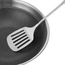 Resto Wok 95349, 28 cm, 510 mm, 75 mm, 1 k&auml;epide, roostevaba teras, kriimustuskindel, induktsioon, TRI-PLY
