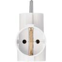 Emos Daugialypės lizdai P00242, 3x2P+PE, 2300W, IP20, balta, plastikas, 1 vnt, kabinamas