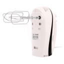 Rankinis elektrinis mai&scaron;ytuvas 300 W su 5 greičiais ir turbo režimu AD 4205 b 300 W 5 greičiai turbo Balta/Juoda Adler