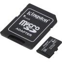 Kingston microSDHC kaart SDCIT2/8GB, 8 GB, UHS-I, 100 MB/s, A1, V30, U3, SD adapter, vigaste plokkide haldamine, tugev ECC mootor
