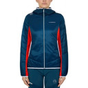 Jaka AEQUILIBRIUM Insulation Hoody W, izmērs: M, Storm Blue/Cherry Tomato, 8020647128884 LA SPORTIVA ALPINE TECH