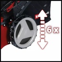 Zāles pļāvējs ar benzīna dzinēju, EINHELL, 3404870, 51 cm, 4-taktu, 2.0 Ah akumulators, 6 augstuma iestatījumi, 70 l savākšanas tvertne