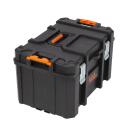 Liela Instrumentu kaste, POWERPLUS, POWDPTB02, izturīga, kaudzē saliekama, ar metāla sprādzēm