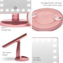 Rio Meigikpeegel MMSP-RG-EU/1,2, 24 LED, 1x/10x suurendus, puutetundlik l&uuml;liti, 180&deg; p&ouml;&ouml;ratav disain