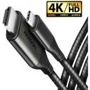 Axagon USB-C HDMI kaabel RVC-HI2MC, 1.8m, 4K/60Hz HDR10, USB Type-C, HDMI 2.1a, 70g, 48x21x10mm