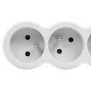Legrand pikenduskaabel 049470, 1,5m, 3 pistikut, 16A, 230V, 3680W, ultra&otilde;huke, 90&deg; pistik