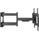 Sbox televizora kron&scaron;teins PLB-7486, 43-100 collas, 120kg, 200x200-800x400mm, melns, tērauds, noliecams, griežams