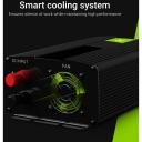 Green Cell Muundur INV02DE, 24V, 300W, 600W, 230V, must, &uuml;lepinge kaitse, &uuml;lekuumenemise kaitse
