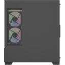 Xilence Корпус для ПК XG172, 3x120mm PWM ARGB вентиляторы, 2x3.5" HDD, 3x2.5" SSD, ATX, черный