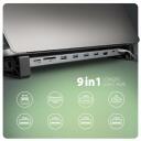 Axagon док-станция HMC-10HLS, USB 5Gbps, 4x USB-A, HDMI 4K/60Hz, RJ-45, SD/microSD, PD 100W