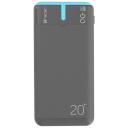 Tracer EnerGen 20000 mAh TRABAT47517, 20 000 mAh, 2xUSB-A, 1xUSB-C, 5V/2.4A, PD 20W, QC 3.0, vairāku ierīču uzlāde