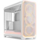 Fractal Design Korpuss 3 XL FD-C-MES3X-05, balts TG caurspīdīgs, 1x2.5&rdquo;, 2/4x3.5&rdquo;, E-ATX, 7 papla&scaron;inā&scaron;anas sloti