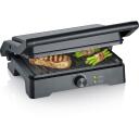 Severin Kontaktgrill KG 2391, 1800W, 230&deg;C, 2 positsiooni, 280x170mm, mitte kleepuv pind, reguleeritav termostaat
