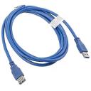 Lanberg USB 3.0 AM-AF Pikenduskaabel CA-US3E-10CC-0018-B, 1.8 m, sinine, USB A isane, USB A emane