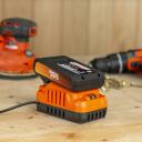 Akumulators un lādētājs 20V 3.0Ah, POWERPLUS, POWDP90630, Spriegums: 20 V, Akumulatora jauda: 3000 mAh