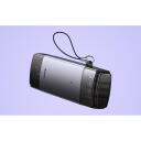 Baseus Lite seeria m&auml;lukaardi lugeja, WKQX060113, 104 MB/s, 2 TB, USB + USB-C, SD, TF, Windows, iOS, Linux, Vista