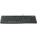Logitech klaviatūra K120 920-002509 USB, laidas 1.5 m, QWERTY, juoda, skaitmeninė klaviatūra, atspari i&scaron;siliejimams