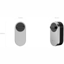 Ezviz DL01S CS-DL01S/DL01CP/A3 3in1 Komplekt Nutikas Lukk Siseruumide ja Välistingimuste Ustele Uksekella ja Lüüsi Tugevusega Hõbedane
