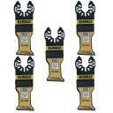 Dewalt Multi-funkciju rīks DT20776-QZ 32 mm zāģa asmens, Plunge-cut, Bi-metal pārklājums, 5 gab.