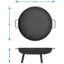 Dārza ugunskura bļoda Browin 330493 Ø 58 cm, apaļa
